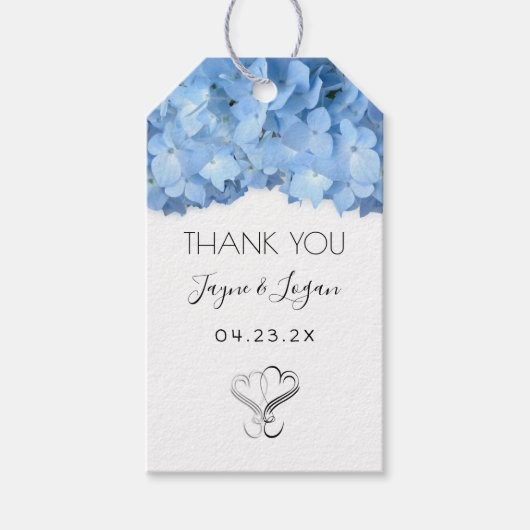 Blauwe hemel - Stropdas voor Labels Cadeaulabel (Voorkant)