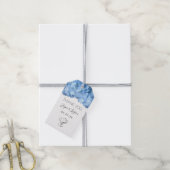 Blauwe hemel - Stropdas voor Labels Cadeaulabel (Met Touw)