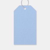 Blauwe hemel - Stropdas voor Labels Cadeaulabel (Achterkant)