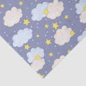 Blauwe hemel tissuepapier (Detail)