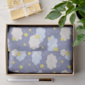 Blauwe hemel tissuepapier (Geschenk)