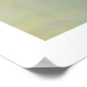 Blauwe hemel voor vogels Origineel Deco Schilderen Poster (Hoek)