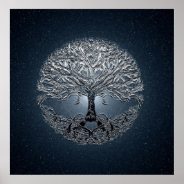 Blauwe hemel: Vreedzame nacht Poster