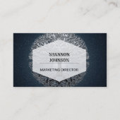 Blauwe hemel: Vreedzame nacht Visitekaartje (Voorkant)