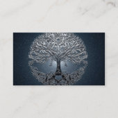 Blauwe hemel: Vreedzame nacht Visitekaartje (Voorkant)