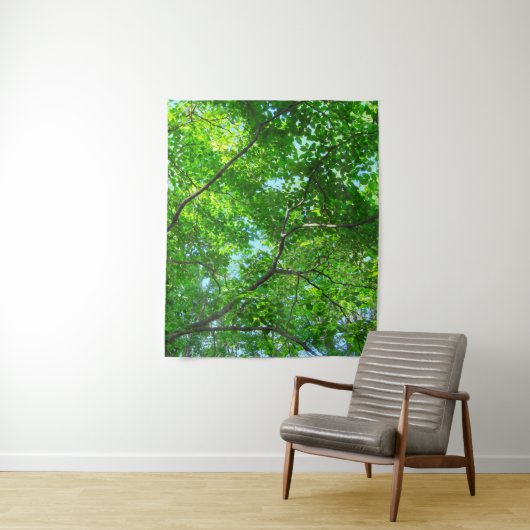 Blauwe hemel wandkleed (In situ)