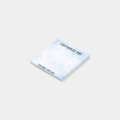 Blauwe hemel Waterverf Alle bijbelversies Post-it® Notes (Schuin)