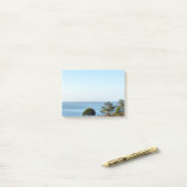 Blauwe hemel, Zee en bomen Post-it® Notes (Op bureau)