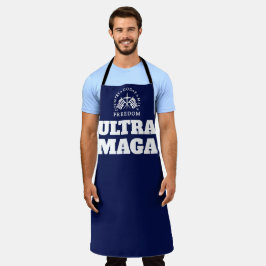 blauwe hemelfamilie Vrijheid ULTRA MAGA Schort