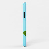 Blauwe hemelgradiënt met bloeiende veertak Case-Mate iPhone case (Achterkant/rechts)