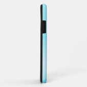 Blauwe hemelgradiënt met bloeiende veertak Case-Mate iPhone case (Achterkant/rechts)