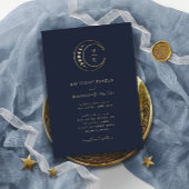 Blauwe hemelse bruiloft uitnodiging