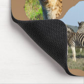Blauwe hemelse Zebra Muismat (Hoek)
