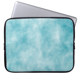 Blauwe hemeltextuur, schilderabstract, kunst, graf laptop sleeve