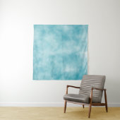 Blauwe hemeltextuur, schilderabstract, kunst, graf wandkleed (In Situ (horizontaal))