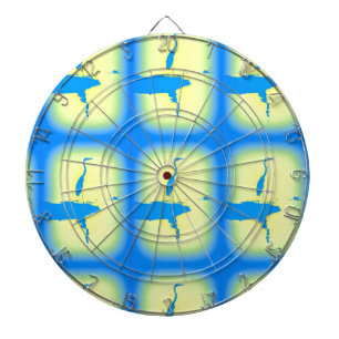 blauwe herenzon dartbord