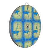 blauwe herenzon dartbord (Voorkant Links)