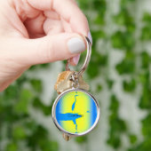 Blauwe herenzon Thunder_Cove Sleutelhanger (Hand)