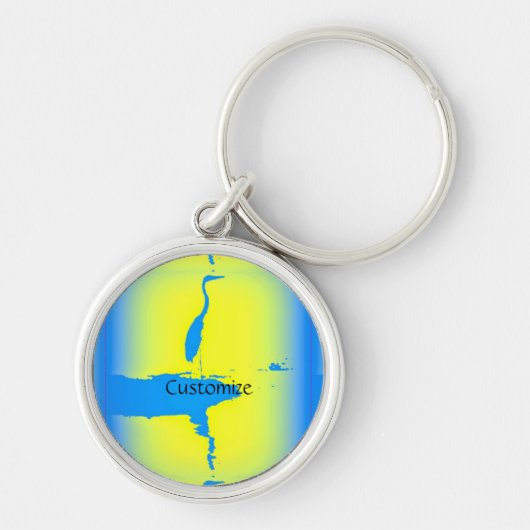 Blauwe herenzon Thunder_Cove Sleutelhanger (Voorkant)