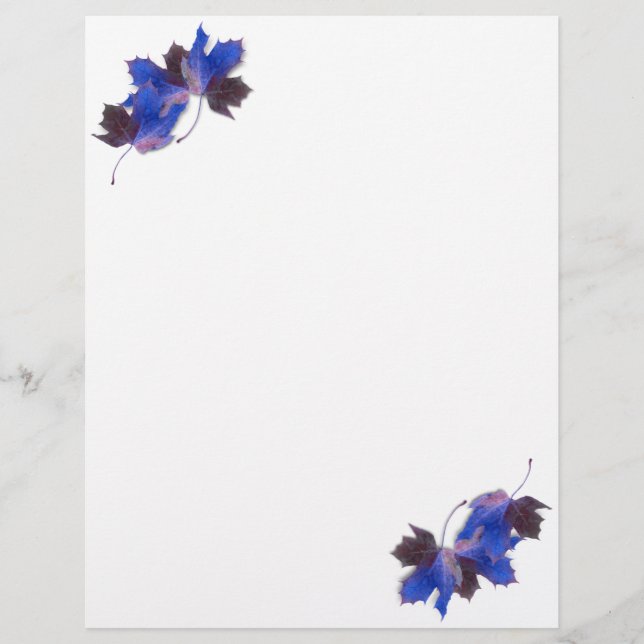 Blauwe herfst (Voorkant)