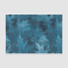 BLAUWE HERFST AUTUMN LEAVES TISSUEPAPIER