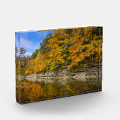 Blauwe herfst fotoblokken (Links)