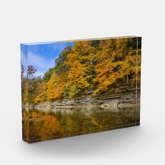 Blauwe herfst fotoblokken (Links)