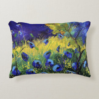 Blauwe herfst, Kunst Accent Kussen
