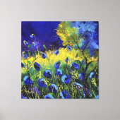 Blauwe herfst, Kunst Canvas Afdruk (Voorkant)