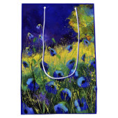Blauwe herfst, Kunst Medium Cadeauzakje (Achterkant)