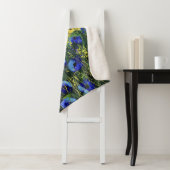 Blauwe herfst, Kunst Sherpa Deken (In situ)