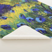 Blauwe herfst, Kunst Sherpa Deken (3/4)