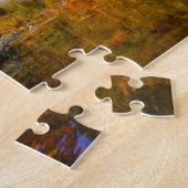Blauwe herfst legpuzzel (Zijkant)