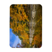 Blauwe herfst magneet (Verticaal)