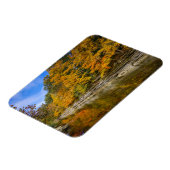 Blauwe herfst magneet (Linkerzijde)