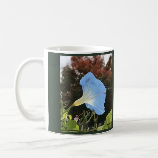 Blauwe Herfst Morgen Winde Koffiemok (Links)