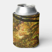 Blauwe herfst Natuur Blikjeskoeler (Blikje Voorkant)