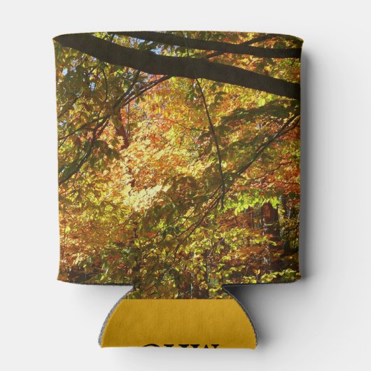 Blauwe herfst Natuur Blikjeskoeler (Achterkant)