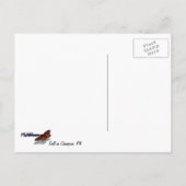 Blauwe herfst Natuur Briefkaart (Achterkant)