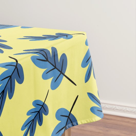 Blauwe herfst tafelkleed (Voorbeeld)