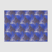 Blauwe herfst tissuepapier (Voorkant)