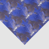 Blauwe herfst tissuepapier (Detail)