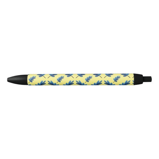 Blauwe herfst zwarte inkt pen (Voorkant)