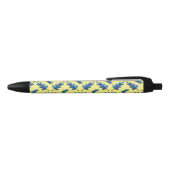 Blauwe herfst zwarte inkt pen (Bovenkant)