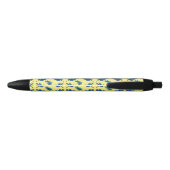 Blauwe herfst zwarte inkt pen (Achterkant)