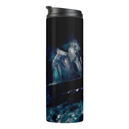 Blauwe Herfsten Thermosbeker (Geroteerd rechts)