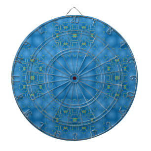 Blauwe herinneringen dartbord