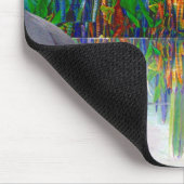 blauwe heron in mijn mexicaanse tuin muismat (Hoek)