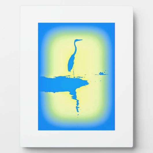 blauwe hert fotoplaat (Voorkant)
