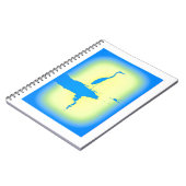 blauwe hert notitieboek (Linkerzijde)